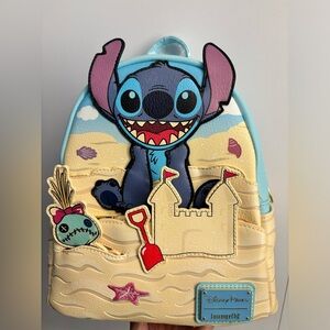 Stitch at the beach Park Exclusive Loungefly mini backpack